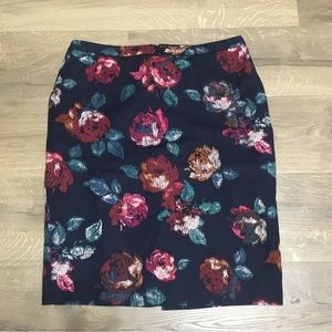 Merona Floral Pencil Skirt